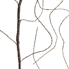 Carica l&#39;immagine nel visualizzatore di Gallery, Ramo decorativo marrone 3 m, 504 micro led bianco caldo
