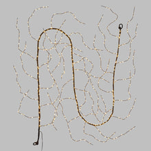 Carica l&#39;immagine nel visualizzatore di Gallery, Ramo decorativo marrone 3 m, 504 micro led bianco caldo
