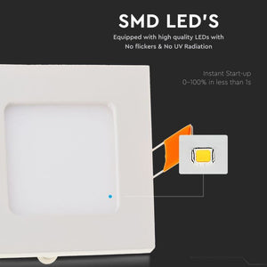 V-TAC  PANNELLO LED  12W SMD DA INCASSO CON DRIVER