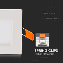 Carica l&#39;immagine nel visualizzatore di Gallery, V-TAC  PANNELLO LED  12W SMD DA INCASSO CON DRIVER
