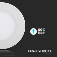 Carica l&#39;immagine nel visualizzatore di Gallery, V-TAC PANNELLO LED ROTONDO 24W SMD CROMATO DA INCASSO CON DRIVER
