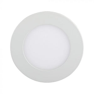 V-TAC PANNELLO LED ROTONDO 24W SMD CROMATO DA INCASSO CON DRIVER