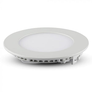 V-TAC PANNELLO LED ROTONDO 24W SMD CROMATO DA INCASSO CON DRIVER