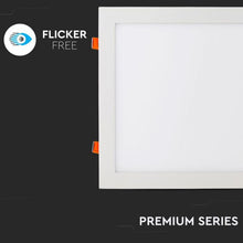 Carica l&#39;immagine nel visualizzatore di Gallery, V-TAC PANNELLO LED ROTONDO 24W SMD CROMATO DA INCASSO CON DRIVER
