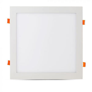 V-TAC PANNELLO LED ROTONDO 24W SMD CROMATO DA INCASSO CON DRIVER