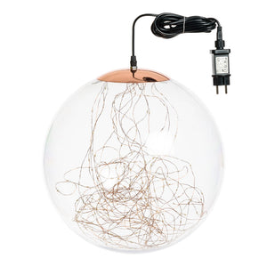 Lampada vintage a sfera con microled bianco caldo, Ø 40 cm