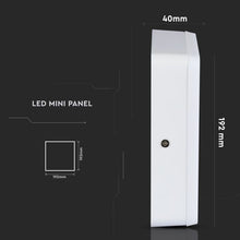 Carica l&#39;immagine nel visualizzatore di Gallery, V-TAC  PANNELLO LED QUADRATO SIDE LIGHT 15W SMD
