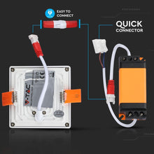 Carica l&#39;immagine nel visualizzatore di Gallery, V-TAC SQ PANNELLO LED QUADRATO 15W SMD DA INCASSO CON DRIVER
