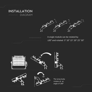 V-TAC FARO LED 120° 1000W SMD DIMMERABILE CHIP SAMSUNG