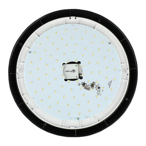 V-TAC PLAFONIERA LED 12W CON SENSORE DI MOVIMENTO A MICROONDE COLORE NERO IP66