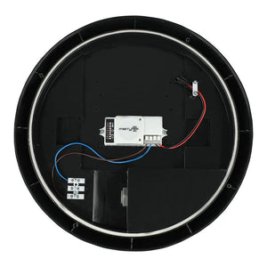 V-TAC PLAFONIERA LED 12W CON SENSORE DI MOVIMENTO A MICROONDE COLORE NERO IP66