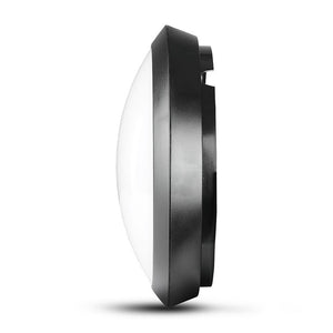 V-TAC PLAFONIERA LED 12W CON SENSORE DI MOVIMENTO A MICROONDE COLORE NERO IP66