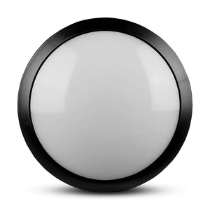 V-TAC PLAFONIERA LED 12W CON SENSORE DI MOVIMENTO A MICROONDE COLORE NERO IP66