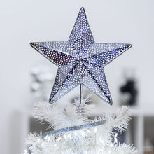 Cargar imagen en el visor de la galería, Puntale albero di natale, 23 led bianco caldo, freddo, o multicolor
