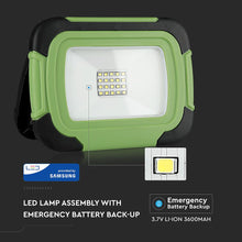Cargar imagen en el visor de la galería, V-TAC FARO LED SMD 10W RICARICABILE A BATTERIA CON CHIP SAMSUNG
