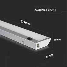 Cargar imagen en el visor de la galería, V-TAC TUBO LED PLAFONIERA 10W LAMPADINA SOTTOPENSILE CUCINA 57CM
