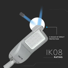 Carica l&#39;immagine nel visualizzatore di Gallery, V-TAC LAMPADA STRADALE LED 120W LAMPIONE SMD CHIP SAMSUNG FASCIO LUMINOSO TYPE 3M
