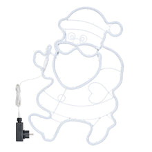 Cargar imagen en el visor de la galería, Babbo Natale Rosso e blu in tubo effetto neon led
