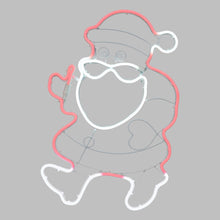 Cargar imagen en el visor de la galería, Babbo Natale Rosso e blu in tubo effetto neon led
