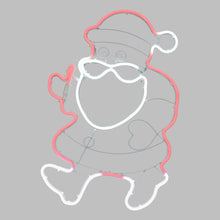Carica l&#39;immagine nel visualizzatore di Gallery, Babbo Natale Rosso e blu in tubo effetto neon led
