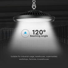Carica l&#39;immagine nel visualizzatore di Gallery, V-TAC LAMPADA INDUSTRIALE LED UFO SHAPE 150W SMD 120° CHIP SAMSUNG
