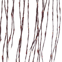 Carica l&#39;immagine nel visualizzatore di Gallery, Ramo di salice marrone, h 120 cm, 480 microled bianco caldo, cavo rame
