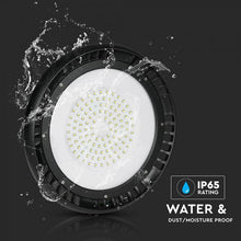 Carica l&#39;immagine nel visualizzatore di Gallery, V-TAC LAMPADA INDUSTRIALE LED UFO SHAPE 100W SMD 120° DIMMERABILE HIGH BAY CHIP SAMSUNG
