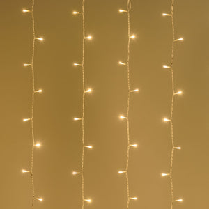 TENDA LED, 1 fino a 12 mt. x h. 2 metri, led  BIANCO CALDO, BIANCO FREDDO E TRADITIONAL