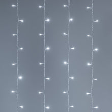 Carica l&#39;immagine nel visualizzatore di Gallery, TENDA LED, 1 fino a 12 mt. x h. 2 metri, led  BIANCO CALDO, BIANCO FREDDO E TRADITIONAL
