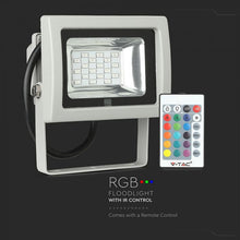 Carica l&#39;immagine nel visualizzatore di Gallery, V-TAC RGB MULTICOLORE FARETTO LED 10W DA ESTERNO CON TELECOMANDO INFRAROSSI
