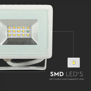 V-TAC  E-SERIES FARO LED SMD 10W ULTRA SOTTILE DA ESTERNO