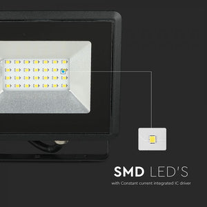 V-TAC E-SERIES FARO LED SMD 20W ULTRA SOTTILE DA ESTERNO