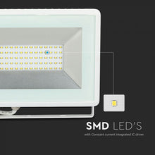 Carica l&#39;immagine nel visualizzatore di Gallery, V-TAC E-SERIES FARO LED SMD 50W ULTRA SOTTILE DA ESTERNO COLORE BIANCO
