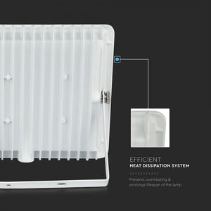 V-TAC E-SERIES FARO LED SMD 50W ULTRA SOTTILE DA ESTERNO COLORE BIANCO