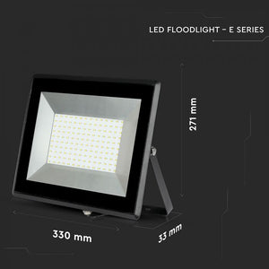 V-TAC E-SERIES FARO LED SMD 100W ULTRA SOTTILE DA ESTERNO