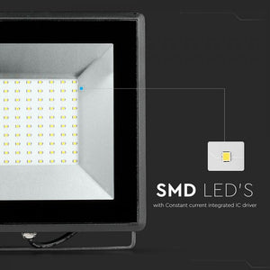 V-TAC E-SERIES FARO LED SMD 100W ULTRA SOTTILE DA ESTERNO