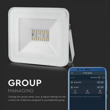 Carica l&#39;immagine nel visualizzatore di Gallery, V-TAC FARO LED 20W CON WIRELESS SMART CONTROL RGB+W DIMMERABILE
