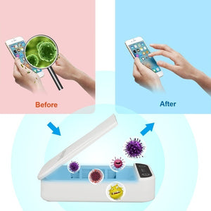 IGIENIZZATORE LAMPADA RAGGI UV PORTATILE ANTIBATTERICA PER IGIENIZZARE MASCHERINE CON AROMATERAPIA