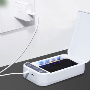 IGIENIZZATORE LAMPADA RAGGI UV PORTATILE ANTIBATTERICA PER IGIENIZZARE MASCHERINE CON AROMATERAPIA