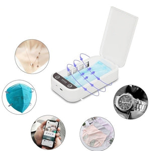 IGIENIZZATORE LAMPADA RAGGI UV PORTATILE ANTIBATTERICA PER IGIENIZZARE MASCHERINE CON AROMATERAPIA