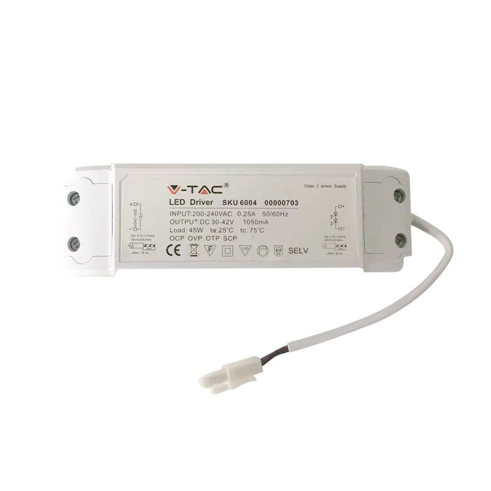 V-TAC DRIVER PER PANNELLI LED 45W