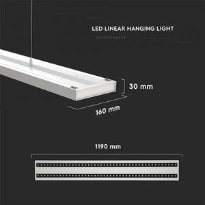 V-TAC LAMPADA LED A SOSPENSIONE LINEAR LIGHT 60W CHIP SAMSUNG  DIMMERABILE