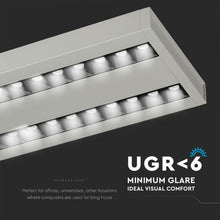 Carica l&#39;immagine nel visualizzatore di Gallery, V-TAC LAMPADA LED A SOSPENSIONE LINEAR LIGHT 60W CHIP SAMSUNG  DIMMERABILE
