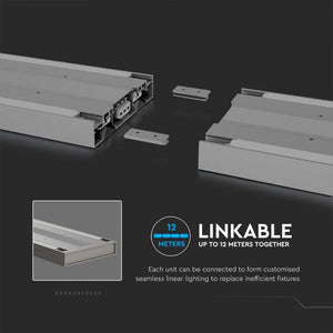 V-TAC LAMPADA LED A SOSPENSIONE LINEAR LIGHT 60W CHIP SAMSUNG  DIMMERABILE