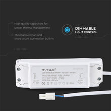 Carica l&#39;immagine nel visualizzatore di Gallery, V-TAC DRIVER DIMMERABILE PER PANNELLI LED 29W
