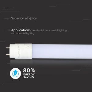 V-TAC SMD TUBO LED NANO PLASTIC T8 G13 14W LAMPADINA 90CM