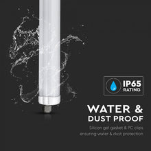 Carica l&#39;immagine nel visualizzatore di Gallery, V-TAC TUBO LED PLAFONIERA 18W LAMPADINA 60CM IMPERMEABILE
