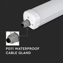 Carica l&#39;immagine nel visualizzatore di Gallery, V-TAC TUBO LED PLAFONIERA 18W LAMPADINA 60CM IMPERMEABILE
