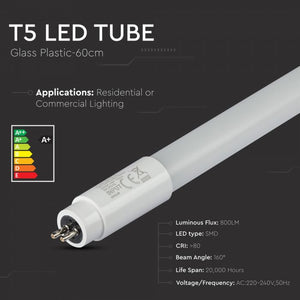 V-TAC  SMD TUBO LED T5 G5 8W LAMPADINA 60CM