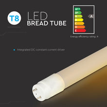Cargar imagen en el visor de la galería, V-TAC SMD TUBO LED T8 G13 18W LAMPADINA 120CM X ALIMENTI

